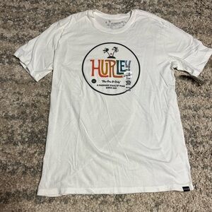 Hurley White Circle Logo Men's Tee NWT